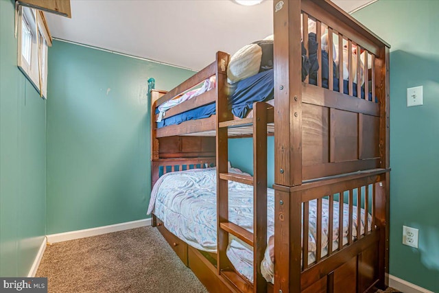 bedroom featuring carpet flooring