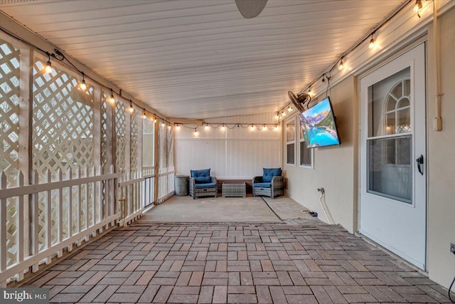 view of patio / terrace with outdoor lounge area