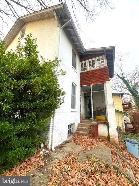 view of rear view of property