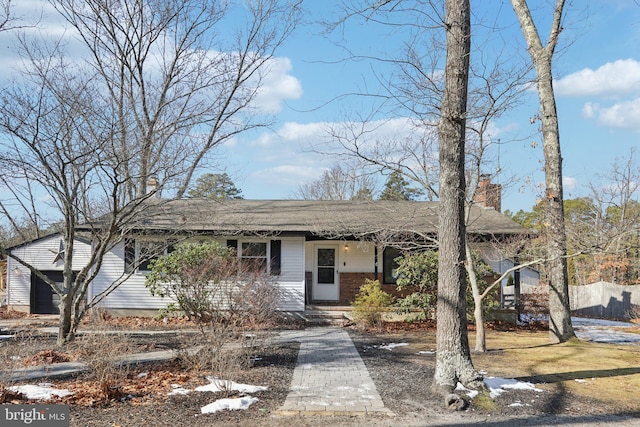 view of front of house