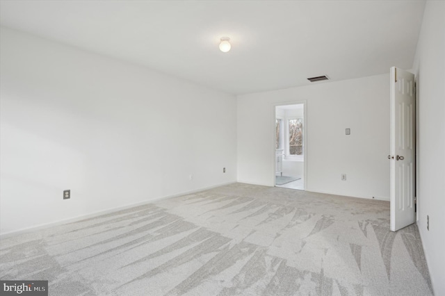 empty room with light carpet