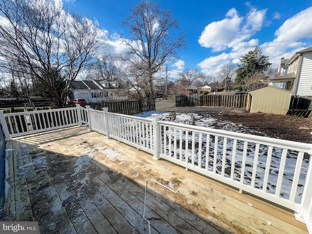 view of deck