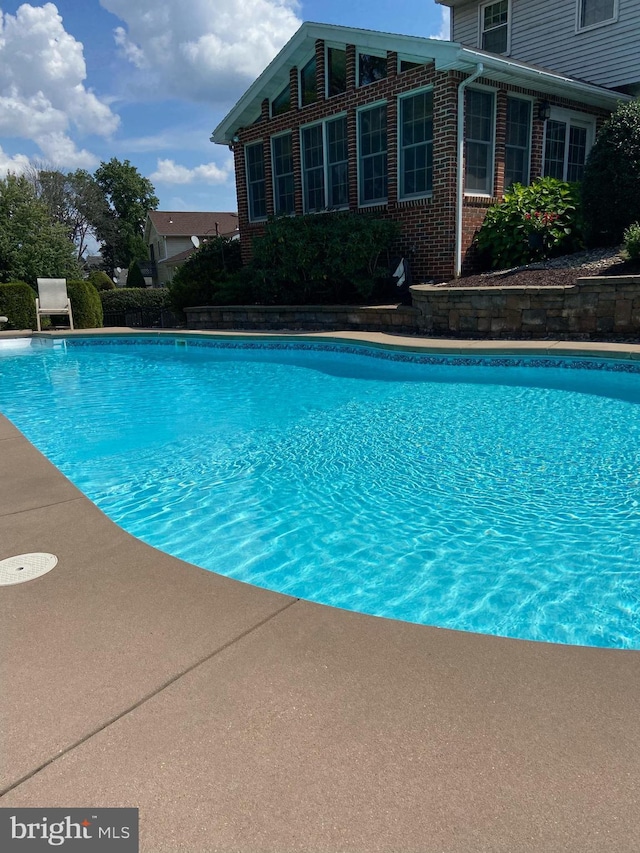 view of pool