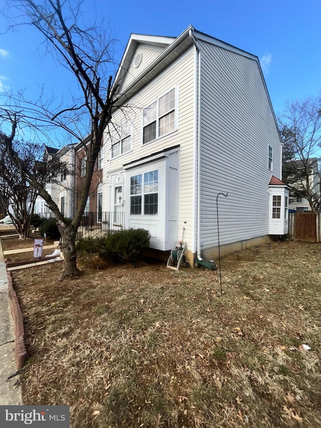 view of rear view of property