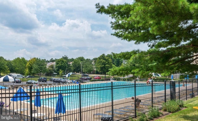 view of pool