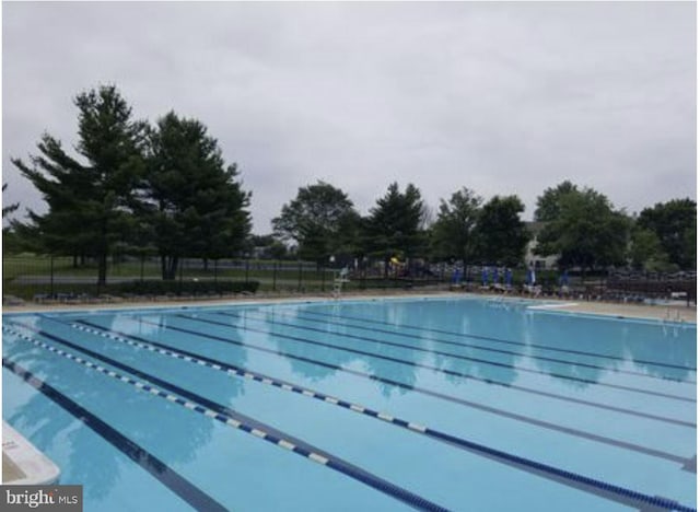 view of pool