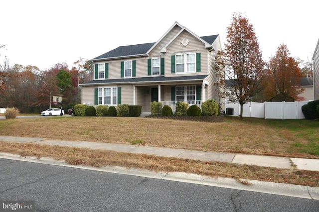 view of front of home featuring a porch