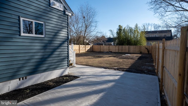 exterior space with a patio area