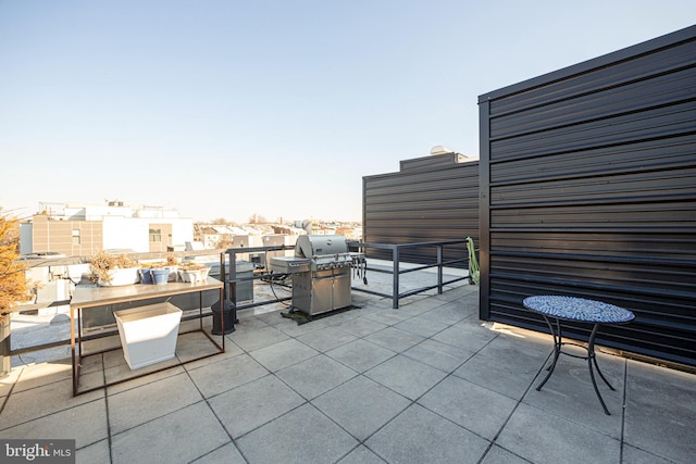 view of patio / terrace featuring area for grilling