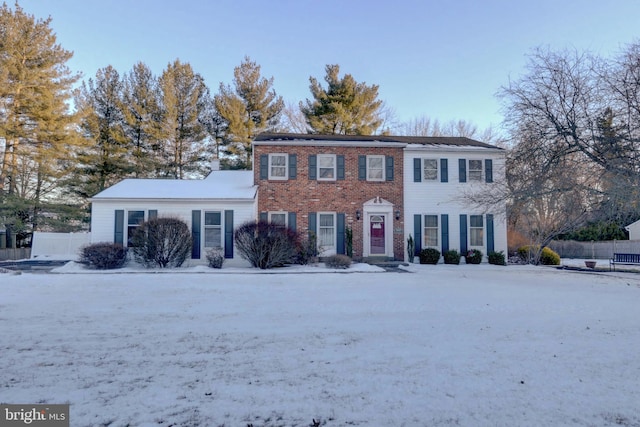 view of colonial inspired home