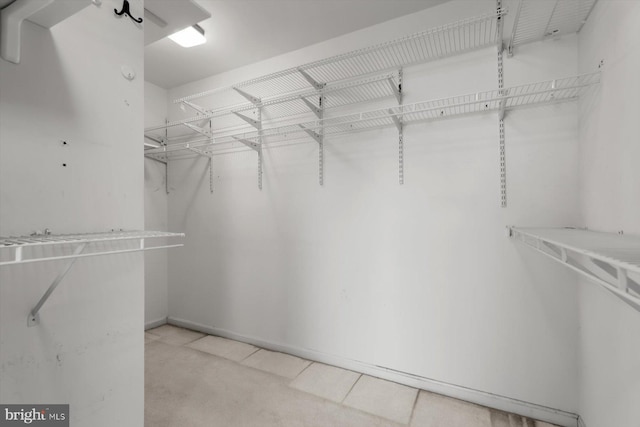 view of spacious closet