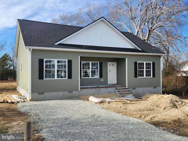 view of front of home