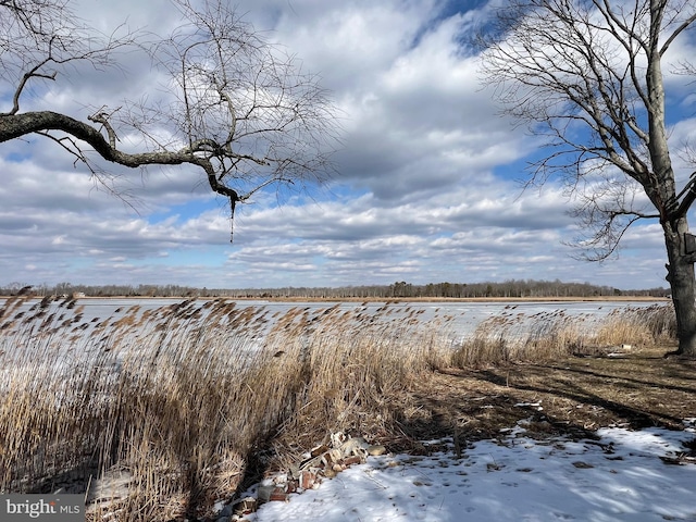 property view of water featuring a rural view