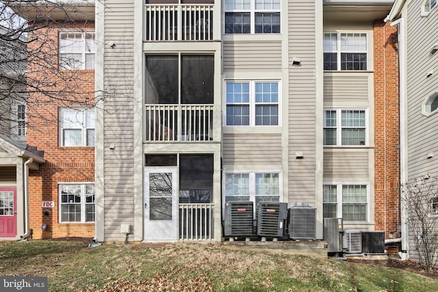 view of property featuring central AC