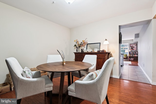 dining room featuring hardwood / wood-style floors