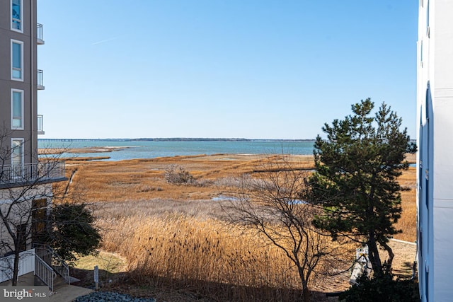 property view of water