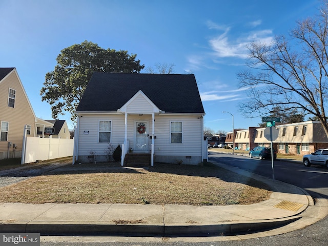 view of front of home