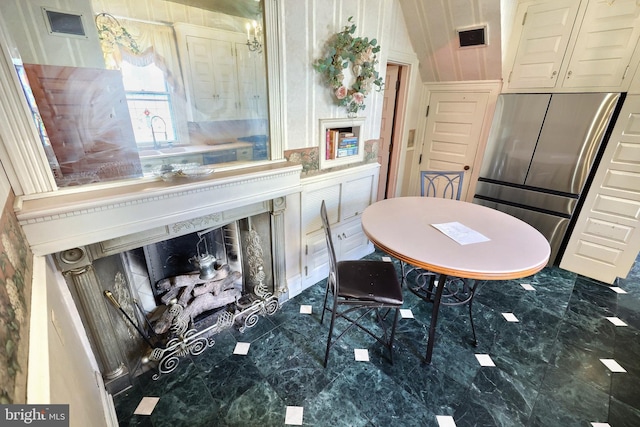 view of dining room