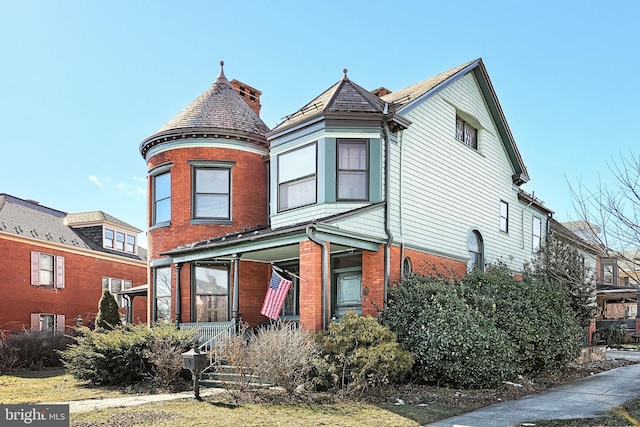 view of victorian home