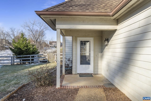 view of property entrance