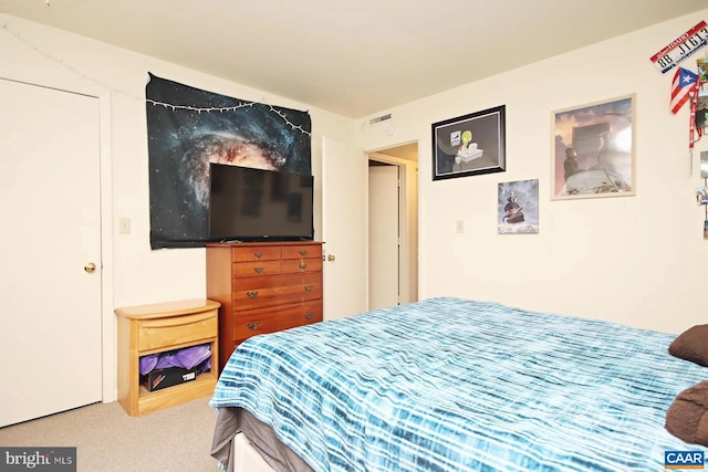 bedroom featuring carpet floors