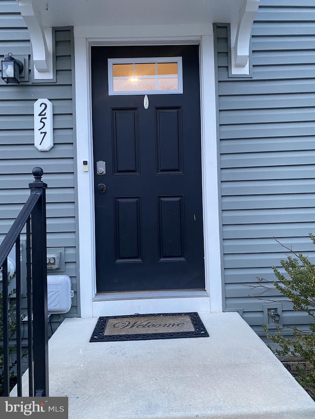 view of property entrance