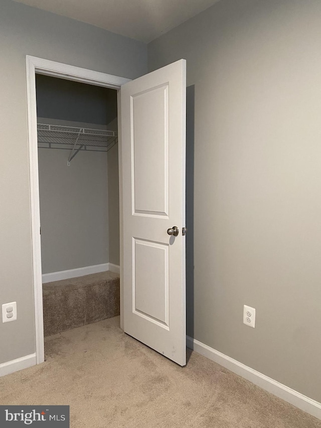 view of closet