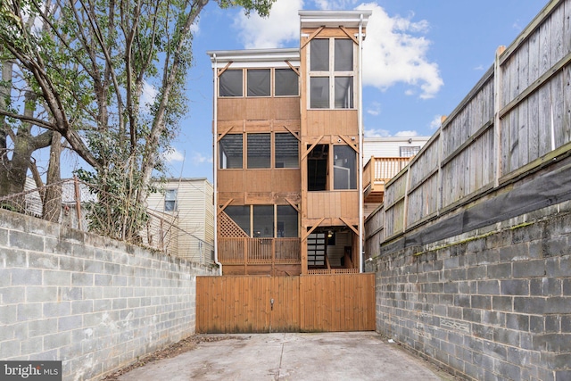 view of rear view of house