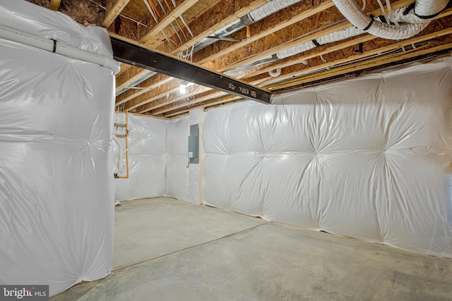 18 Aspen Dr, North East, MD 21901 - unfinished below grade area with electric panel