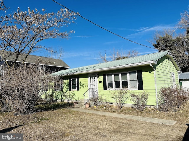 view of front of home