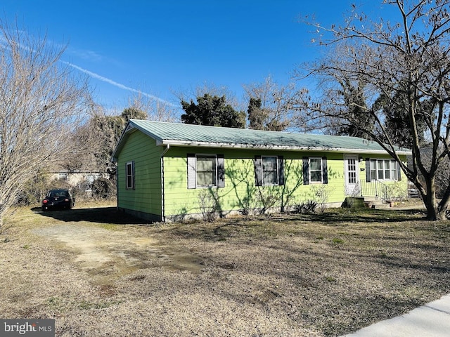 view of ranch-style home