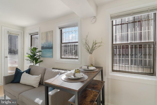 view of dining room