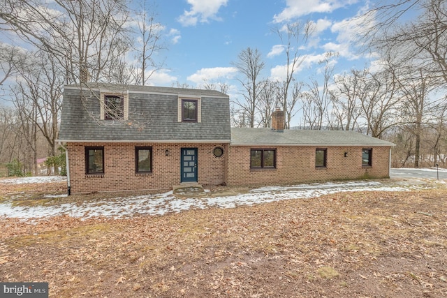 view of front of property