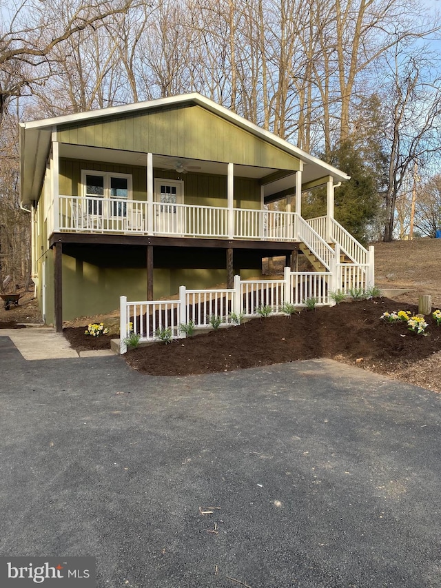 view of front of home