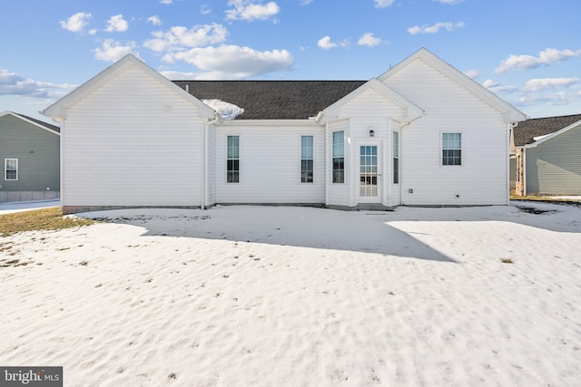 view of back of property