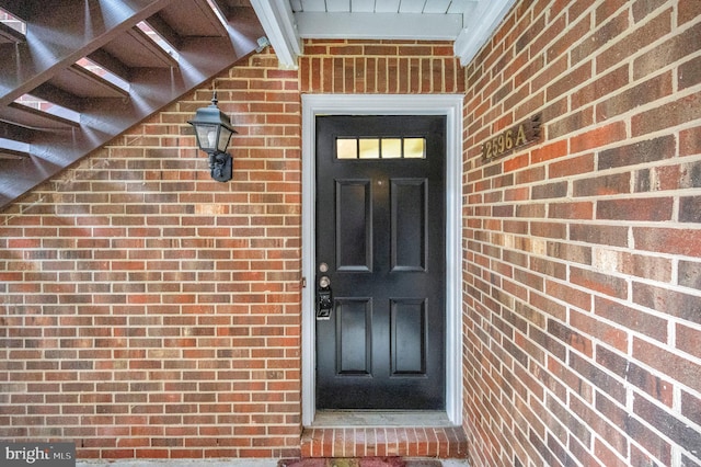 view of entrance to property