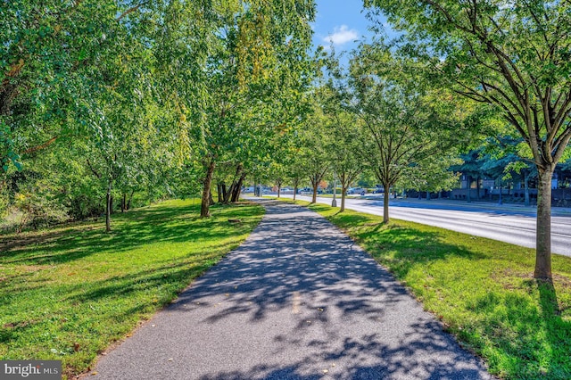 view of road