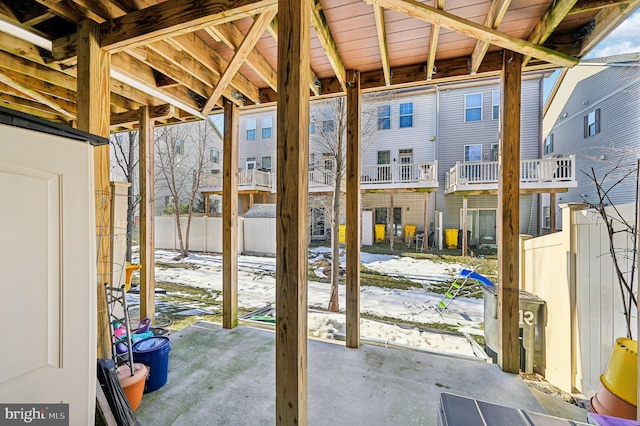 miscellaneous room featuring concrete floors