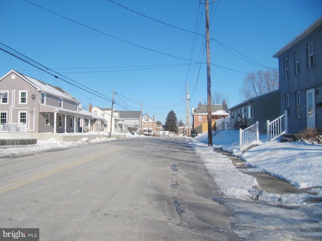 view of road