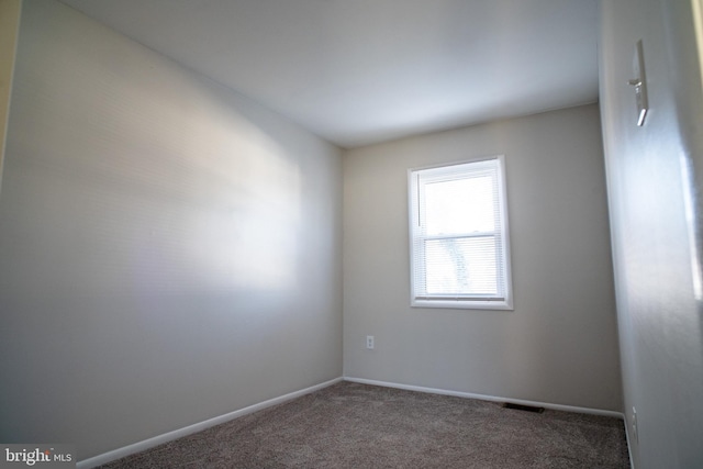 spare room featuring carpet floors