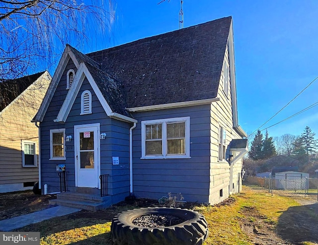 view of front of home