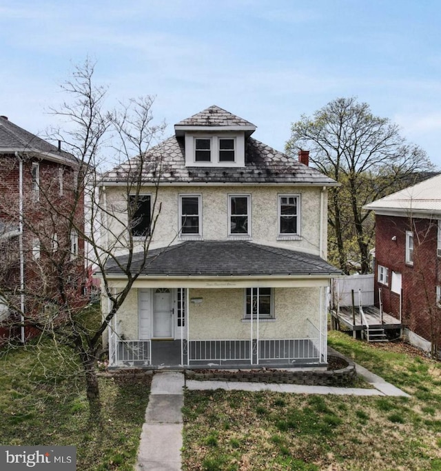 411 Louisiana Ave, Cumberland, MD 21502 - view of front facade featuring covered porch