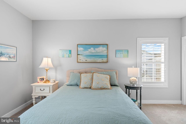 bedroom featuring carpet floors