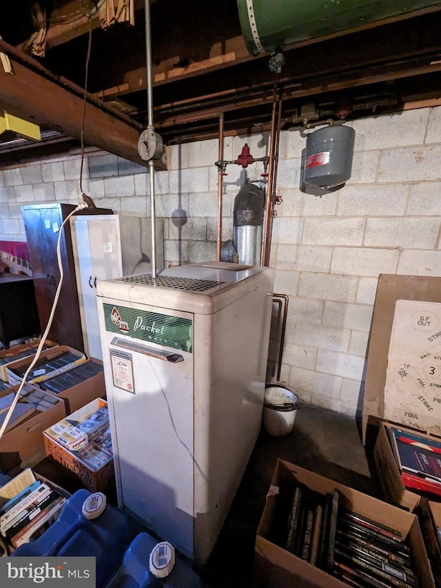 view of utility room