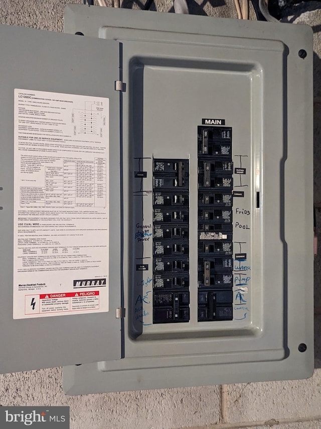 utilities with electric panel