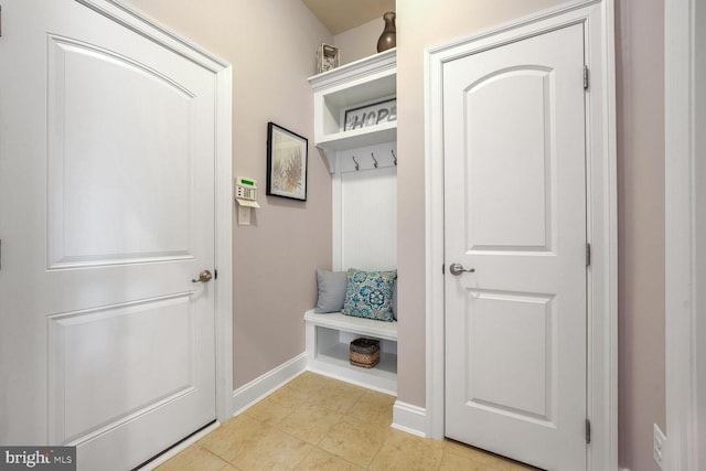 view of mudroom