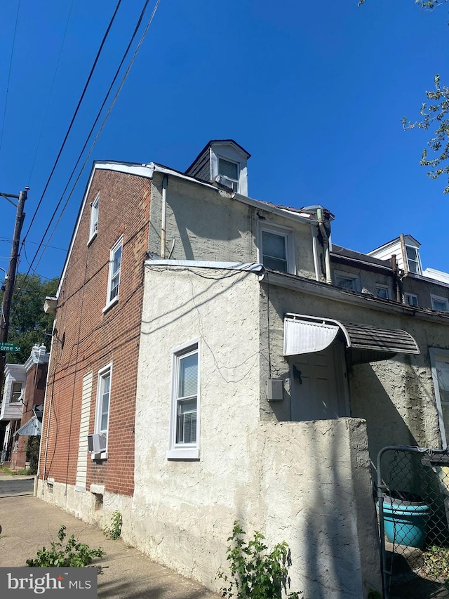 view of property exterior featuring cooling unit