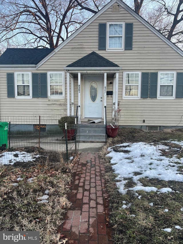 view of front of house