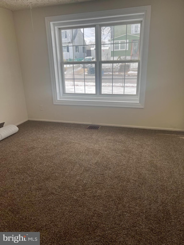 spare room featuring carpet floors