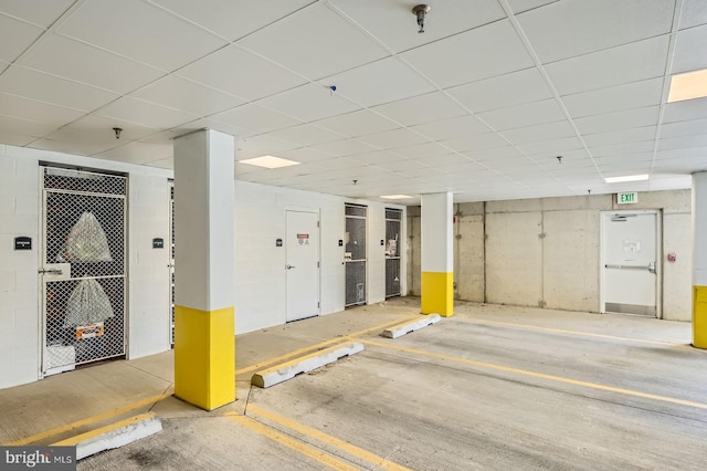view of parking deck